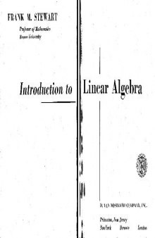 Introduction to Linear Algebra