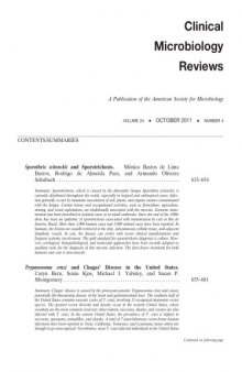 Clinical Microbiology Reviews, October 2011 