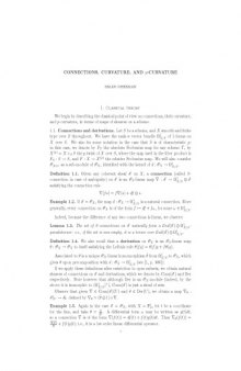 Connections, curvature and p-curvature