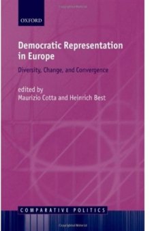 Democratic Representation in Europe: Diversity, Change, and Convergence (Comparative Politics)
