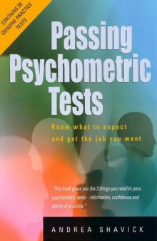 Passing psychometric tests: know what to expect and get the job you want