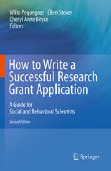 How to Write a Successful Research Grant Application: A Guide for Social and Behavioral Scientists