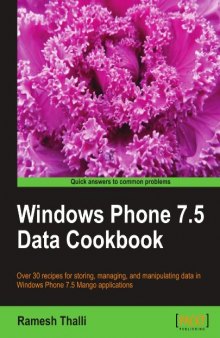 Windows Phone 7.5 Data Cookbook 