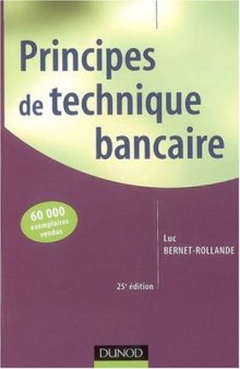 Principes de technique bancaire