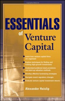 Essentials of Venture Capital (Essentials Series) 