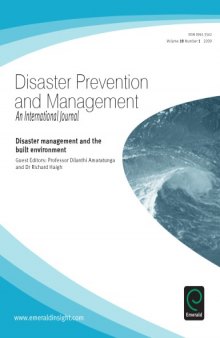 Disaster management and the built environment