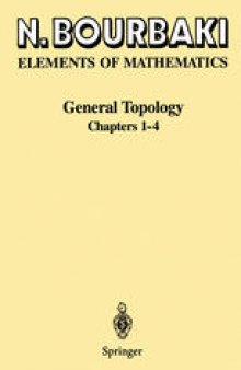 General Topology: Chapters 1–4