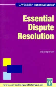 Australian Essential Dispute Resolution (Australian Essentials)