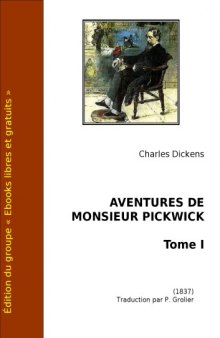 Aventures De Monsieur Pickwick Tome1
