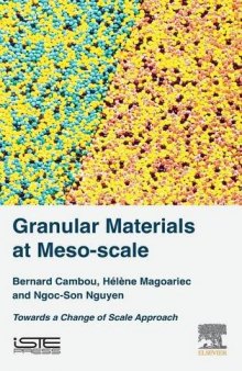Granular Materials At Meso-Scale. Towards a Change of Scale Approach