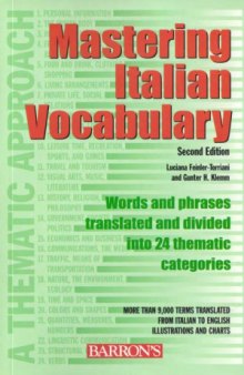 Mastering Italian Vocabulary  A Thematic Approach