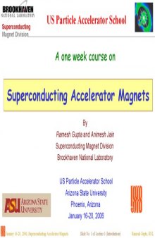 BNL - Superconducting Accelerator Magnets [presentation slides]