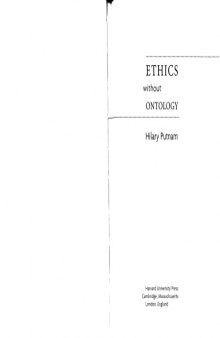 Ethics Without Ontology