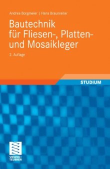 Bautechnik für Fliesen-, Platten- und Mosaikleger, 2. Auflage