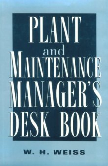 Plant and maintenance manager's desk book