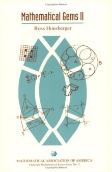 Mathematical Gems II (Dolciani Mathematical Expositions No 2)