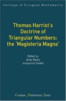 Thomas Harriot's Doctrine of Triangular Numbers: the `Magisteria Magna'