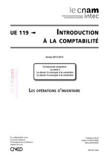 UE 119 Introduction à la comptabilité 119 Série 3