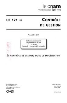 UE 121 Controle de gestion Série 1