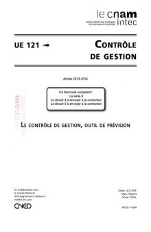 UE 121 Controle de gestion Série 3