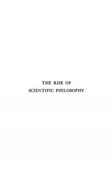 The Rise of Scientific Philosophy