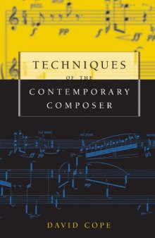 Techniques of the Contemporary Composer 