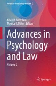 Advances in Psychology and Law: Volume 2