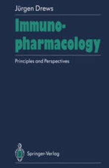 Immunopharmacology: Principles and Perspectives