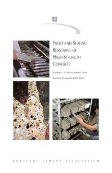 Frost and Scaling Resistance of High-Strength Concrete 