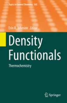 Density Functionals: Thermochemistry