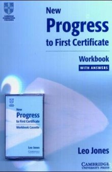 New progress to first certificate. Workbook