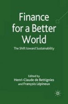 Finance for a Better World: The Shift toward Sustainability