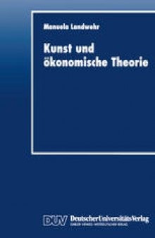 Kunst und ökonomische Theorie