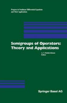 Semigroups of Operators: Theory and Applications: International Conference in Newport Beach, December 14–18, 1998