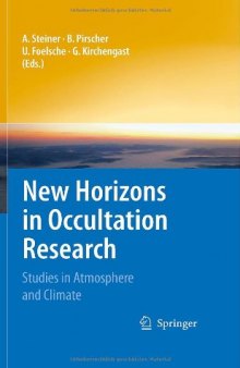 New Horizons in Occultation Research: Studies in Atmosphere and Climate