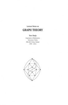 Lecture notes on Graph Theory