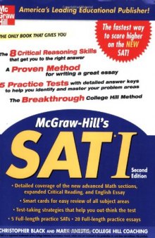 McGraw-Hill's SAT I, Second edition