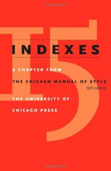 Indexes: A Chapter from The Chicago Manual of Style