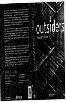 Outsiders: estudos de sociologia do desvio