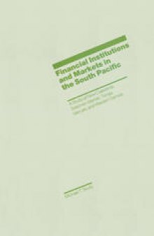Financial Institutions and Markets in the South Pacific: A Study of New Caledonia, Solomon Islands, Tonga, Vanuatu and Western Samoa