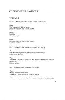 Handbook of monetary economics / 1
