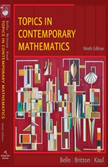 Topics in Contemporary Mathematics, 9th edition   