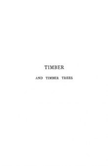 Timber and timber trees native and foreign