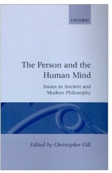 The Person and the Human Mind: Issues in Ancient and Modern Philosophy