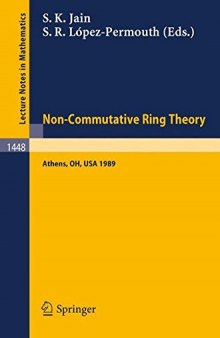 Non-Commutative Ring Theory: Proceedings of a Conference held in Athens, Ohio Sept. 29–30, 1989