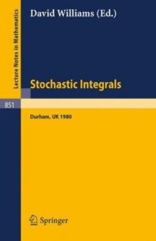 Stochastic integrals (Proc. Durham 1980)