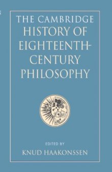 Cambridge History of Eighteenth-Century Philosophy