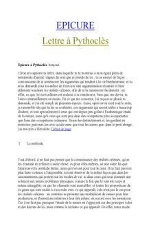 Carta a Pitocles