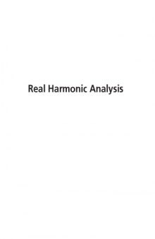 Real harmonic analysis