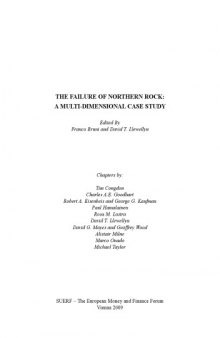 The failure of Northern Rock : a multi-dimensional case study